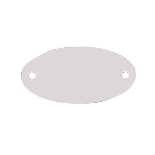 【SALE価格】エスコ (ESCO)  EA591HF-3 29x52mm タグブランク(アルミ 楕...
