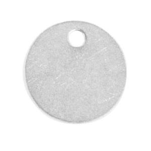 【SALE価格】エスコ (ESCO)  EA591HG-3 32mm    タグブランク(アルミ 丸/10枚) EA591HG-3｜orangetool
