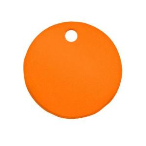 エスコ (ESCO)  EA591HG-83A 38mm    タグブランク(アルマイトアルミ 丸/オレンジ/5枚) EA591HG-83A｜orangetool