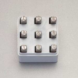 【SALE価格】エスコ (ESCO)  EA591HL-3 3.2mm 数字 刻印セット EA591HL-3｜orangetool