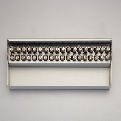 【SALE価格】エスコ (ESCO)  EA591HN-6 6.4mm 英字・数字 刻印セット EA...
