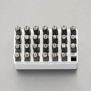 【SALE価格】エスコ (ESCO)  EA591HS-9 9.5mm 英字 刻印セット EA591HS-9｜orangetool
