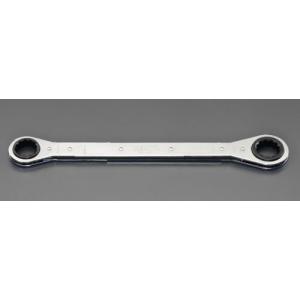 エスコ (ESCO)  EA602KA-4C 11/16"x 3/4"  ラチェットメガネレンチ EA602KA-4C｜orangetool