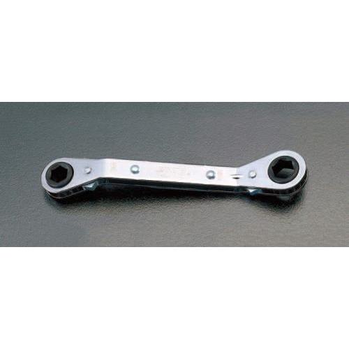 【SALE価格】エスコ (ESCO)  EA602KB-4 12x14mm ラチェットメガネレンチ(...