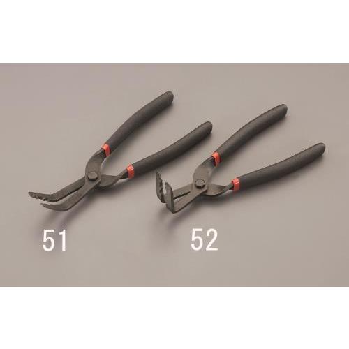 【SALE価格】エスコ (ESCO)  EA604DC-51 225mm クリッププライヤー(45゜...
