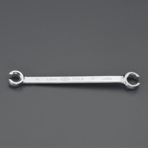 エスコ (ESCO)  EA614AC-6 14x17mm/213mm フレアナットレンチ(15゜) EA614AC-6｜orangetool