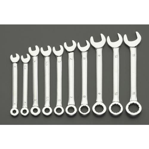 【SALE価格】エスコ (ESCO)  EA614BD-1 10本組/ 4-11mm 片目片口スパナ...