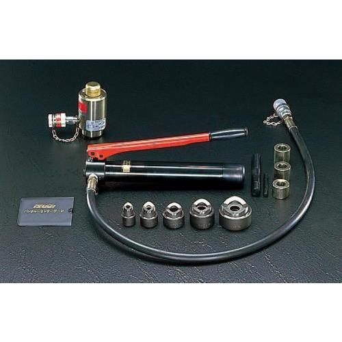 【SALE価格】エスコ (ESCO)  EA620TA 3/4&quot;- 2&quot; 油圧パンチャーセット(薄鋼...