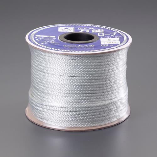 【SALE価格】エスコ (ESCO)  EA628HT-4 4mmx150m ナイロンロープ(金剛打...