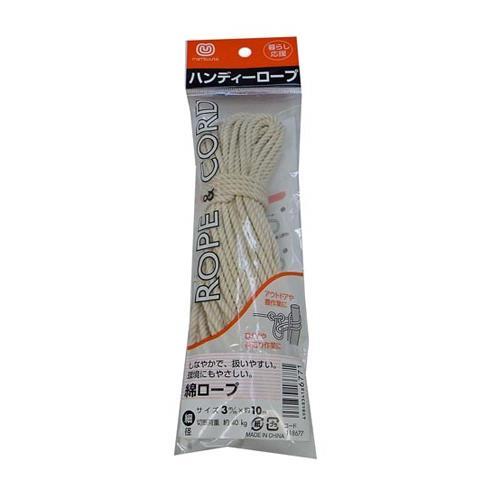 エスコ (ESCO)  EA628MG-11 φ 3.0mmx10m 綿ロープ EA628MG-11