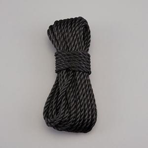 エスコ (ESCO)  EA628MT-26 5mmx 10m ポリエチレンロープ(三つ打ち/黒 EA628MT-26｜orangetool
