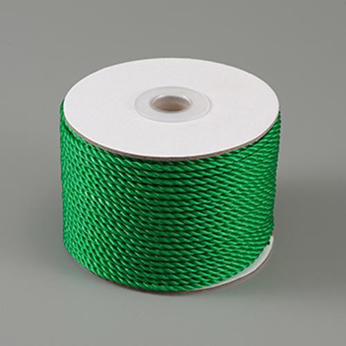 エスコ (ESCO)  EA628MT-33 3.0mmx50m ポリエチレンロープ(三つ打ち/緑 ...