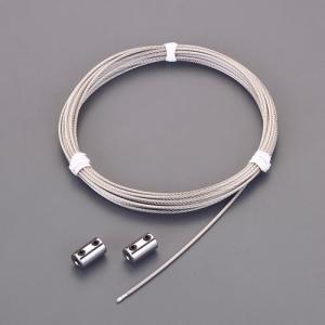 エスコ (ESCO)  EA628SB-81 3.00mmx 5m/7x7 ワイヤーロープ(ステンレス/クリップ付) EA628SB-81｜orangetool