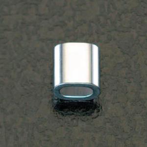 エスコ (ESCO)  3.0mm ワイヤーロープスリーブ(アルミ/10個) EA628SD-3A｜orangetool