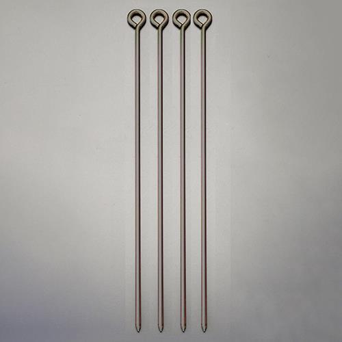 エスコ (ESCO)  EA628ZE-100 φ 9.0x300mm ペ グ(丸型/黒4本組) E...