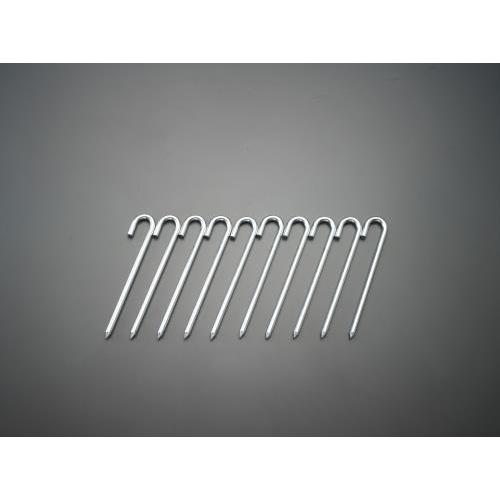 エスコ (ESCO)  EA628ZE-62 φ5.0x360mm ロープ止め金具(J型/10本) ...