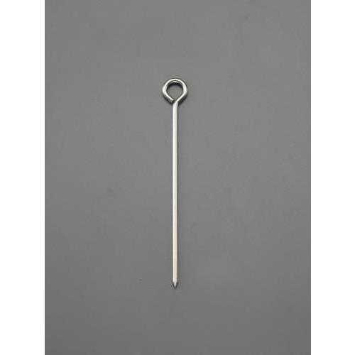 エスコ (ESCO)  EA628ZF-22 φ9.0x338mm ロープ止め金具(丸型/ステンレス...