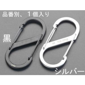 エスコ (ESCO)  EA638AD-84 90x38mm Sカンスナップ(ステンレス製/シルバー) EA638AD-84｜orangetool