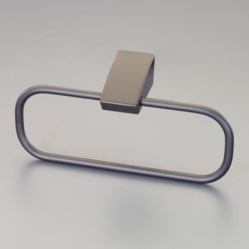 【SALE価格】エスコ (ESCO)  EA638LE-174 200mm タオル掛け(マットブラッ...