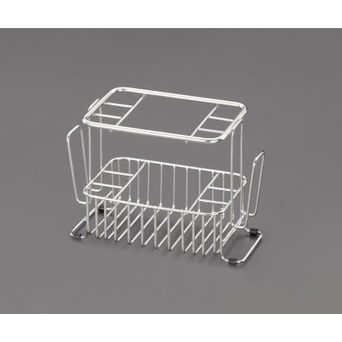 エスコ (ESCO)  EA638LF-94 141x 72mm 歯ブラシスタンド(ステンレス製) ...