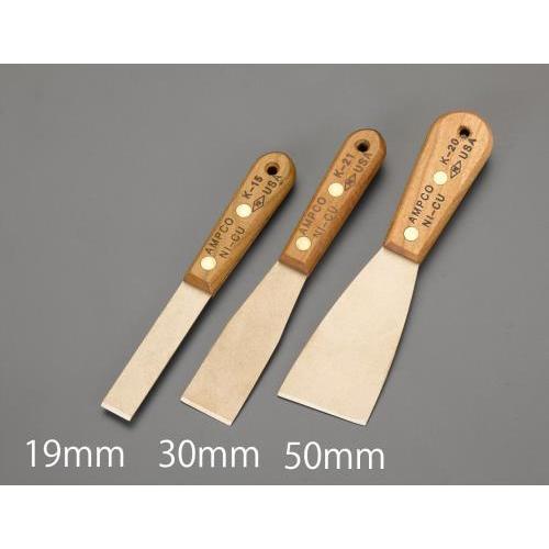 【SALE価格】エスコ (ESCO)  EA642KB-51 3本組 パテナイフ(ノンスパーキング)...