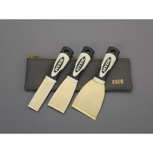 エスコ (ESCO)  EA642KB 3本組   スクレーパー(ノンスパーキング) EA642KB