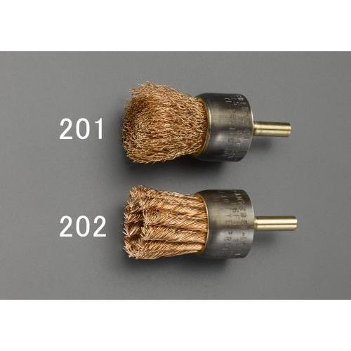 【SALE価格】エスコ (ESCO)  EA642KE-202 25mm/6.35mm 軸付ワイヤー...