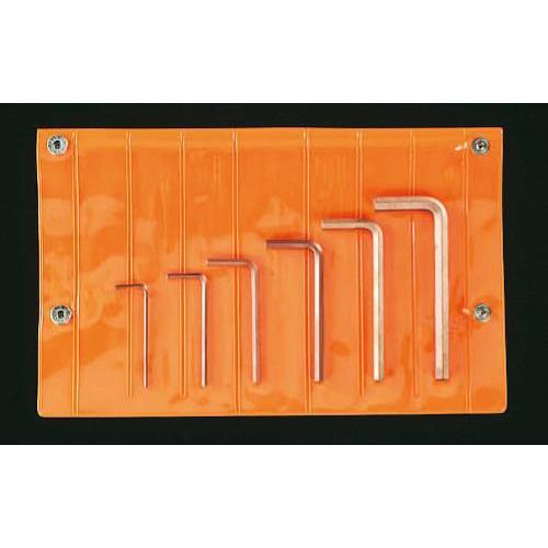 エスコ (ESCO)  EA642LS 6本組六角棒レンチ(メトリック・ノンスパーキング) EA64...