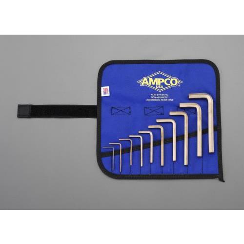 【SALE価格】エスコ (ESCO)  EA642LT 10本組 六角棒レンチ(インチ・ノンスパーキ...