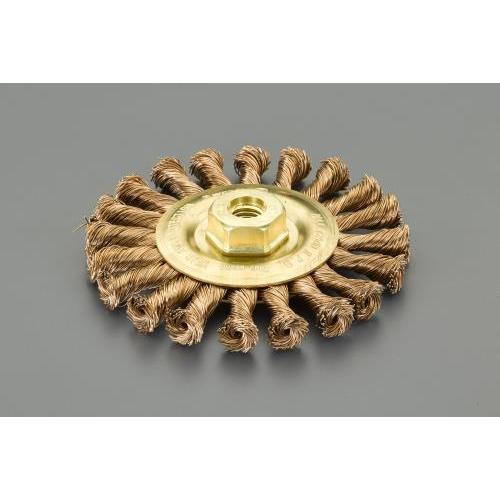 【SALE価格】エスコ (ESCO)  EA643HA-22 φ125mm ホイールブラシ(ツイスト...