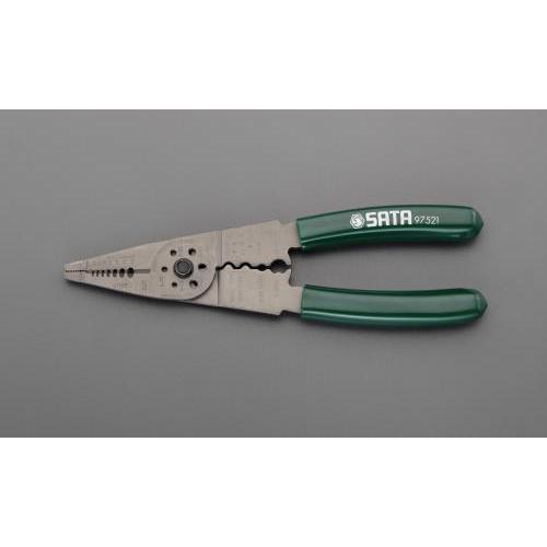 【SALE価格】エスコ (ESCO)  EA682JB 215mm ワイヤーストリッパー(圧着付) ...
