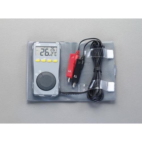 エスコ (ESCO)  EA701BB-1 -50/+100゜C 空調用2点計測デジタル温度計 EA...