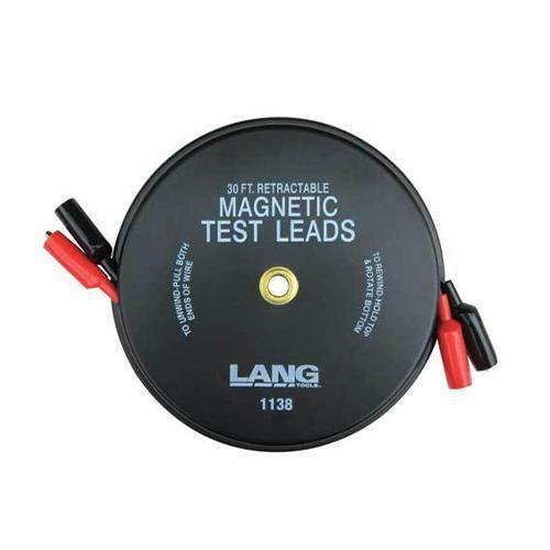 【SALE価格】エスコ (ESCO)  EA707CJ-19 9.0m テストリード(巻取り式・マグ...