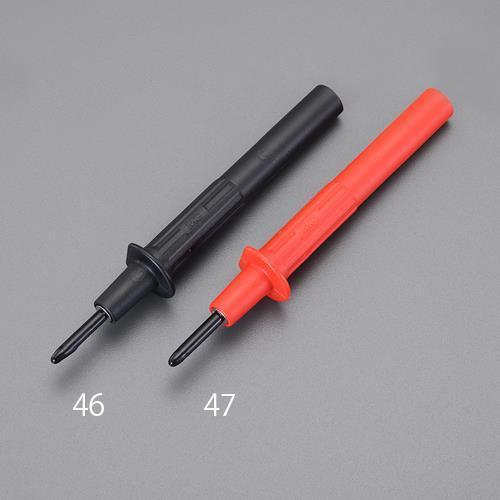【SALE価格】エスコ (ESCO)  EA707NC-46 φ2mm ピン式テストプローブ(黒) ...