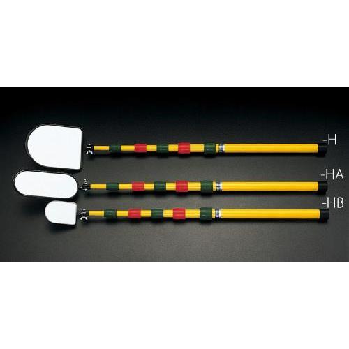 エスコ (ESCO)  EA724HA 90x203mm/ 0.6-2.0m 下水管ミラー(伸縮型)...