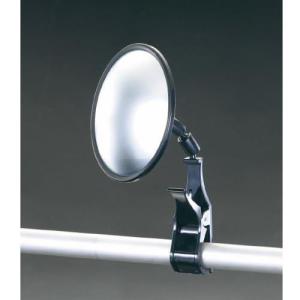 【SALE価格】エスコ (ESCO)  EA724Z-14B φ148mm  凸面ミラー(クリップ付/黒) EA724Z-14B｜orangetool