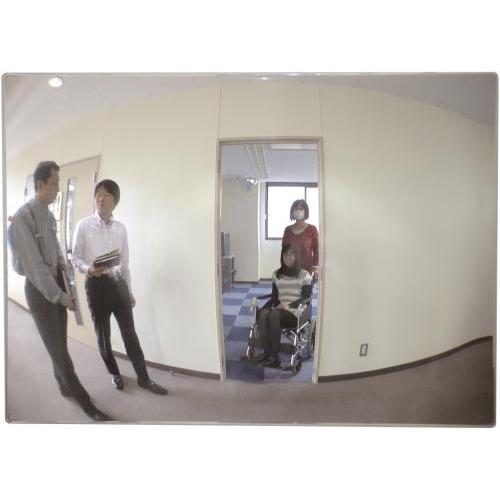 【SALE価格】エスコ (ESCO)  EA724ZM-6 220x165mm 通路用ミラー(左右用...