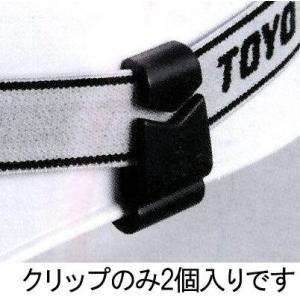 エスコ (ESCO)  ヘッドライトベルトクリップ(溝無ヘルメット用) EA758CW-68