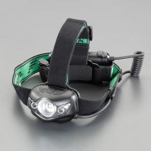エスコ (ESCO)  [単3x3本] ヘッドライト/ＬＥＤ(白・赤・青) EA758RX-10B｜orangetool