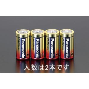 エスコ (ESCO)  [単2x  2本] 乾電池(アルカリ) EA758YA-1Z｜orangetool