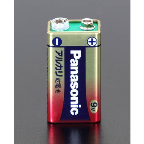 エスコ (ESCO)  EA758YB-9V [ 9V x 1個] 乾電池(アルカリ・角形) EA7...