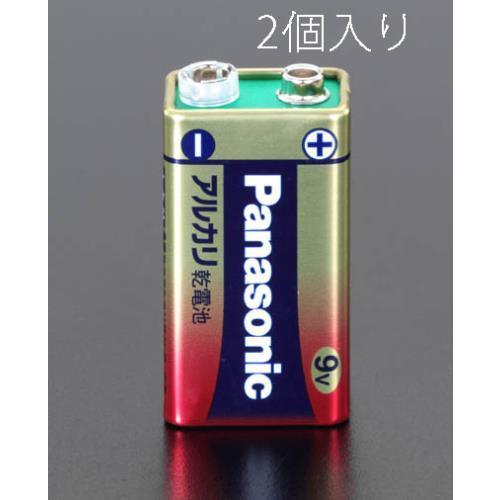 エスコ (ESCO)  EA758YB-9W [ 9V x 2個] 乾電池(アルカリ・角形) EA7...