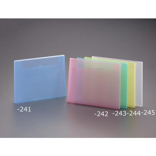 【SALE価格】エスコ (ESCO)  EA762CB-244 A4 キャリーファイル(イエロー) ...