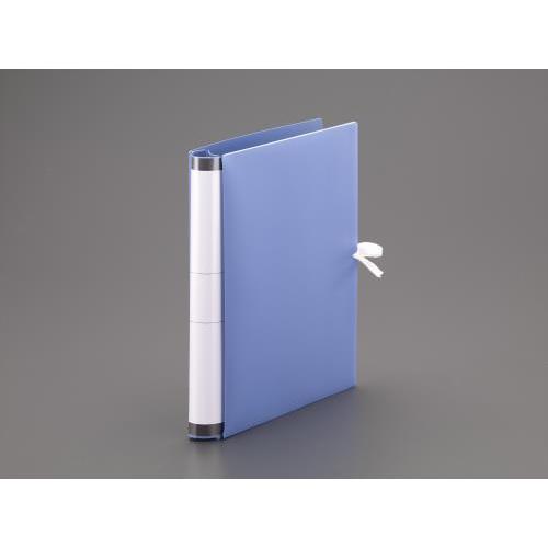 エスコ (ESCO)  EA762CF-151 A4 伸縮式ファイル(ネイビーブルー) EA762C...