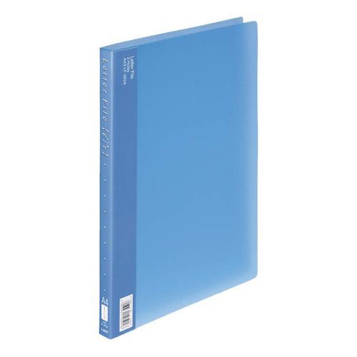 【SALE価格】エスコ (ESCO)  EA762CF-51 A4/S型 レターファイル(青/20冊...