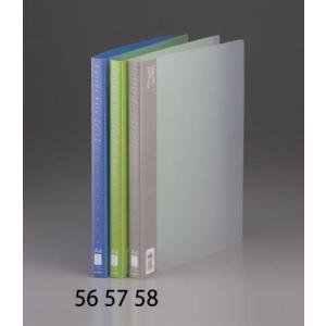 エスコ (ESCO)  EA762CF-56 A4/S型 レターファイル(青/1冊) EA762CF-56｜orangetool