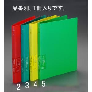 エスコ (ESCO)  EA762CM-2 A4/S型 リングファイル(赤) EA762CM-2｜orangetool