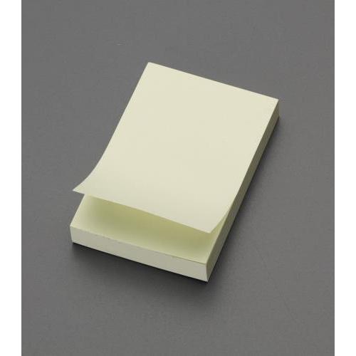 エスコ (ESCO)  EA762GA-11A 76.2x76.2mm 粘着メモ(黄) EA762G...