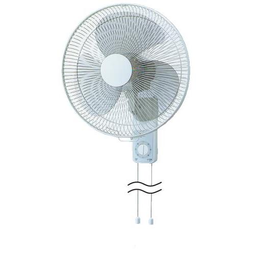 エスコ (ESCO)  EA763F-23 AC100V/69W/40cm 扇風機(壁掛式/首振り)...