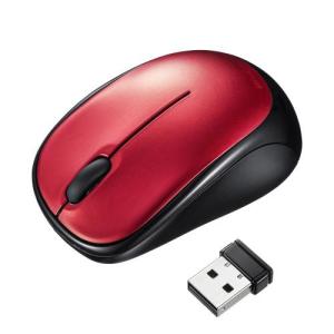 【SALE価格】エスコ (ESCO)  EA764AA-213 [電池式] ワイヤレスマウス(超小型軽量/赤 EA764AA-213｜orangetool